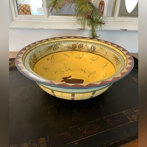 Cape Craftsman Dana Cullen High Country Lodge large centerpiece bowl.